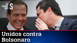 Jantar de Moro, Doria e Mandetta tem brinde pelo Brasil