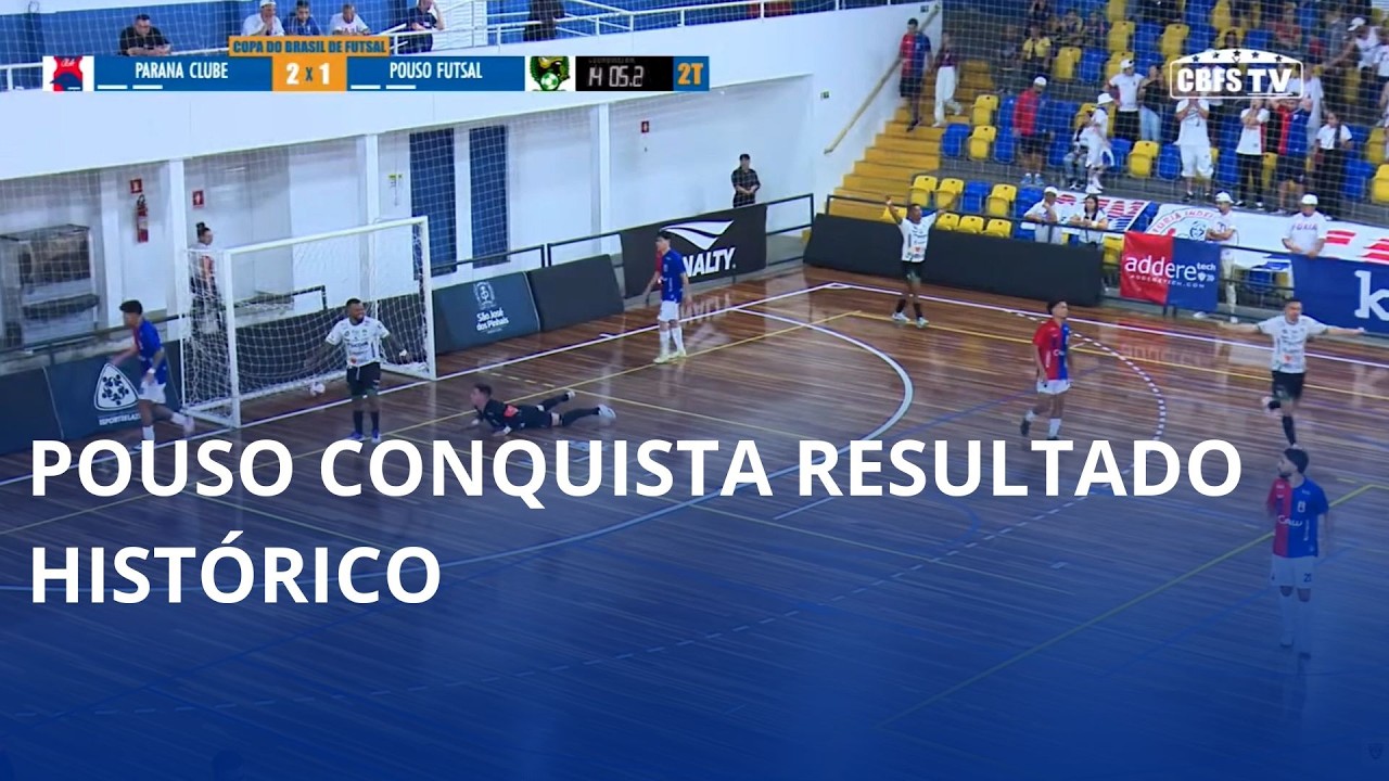 Copa do Brasil de Futsal. Pouso Redondo conquista resultado histórico
