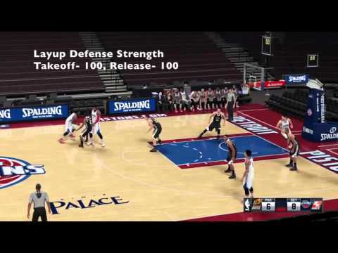 NBA 2K16- Layup Defense Strength Testing