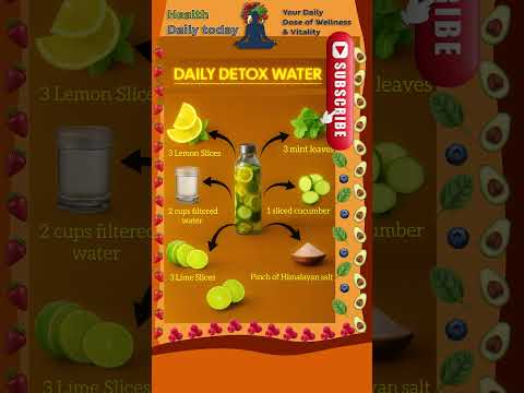 Lose Weight FAST 🍋🥒 5 Ingredient Detox Water That Works Overnight Easy DIY