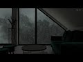 HEAVY Rain On Roof And Thunder Sounds For Sleeping 24Hrs Rain Forest For Sleep Disorders