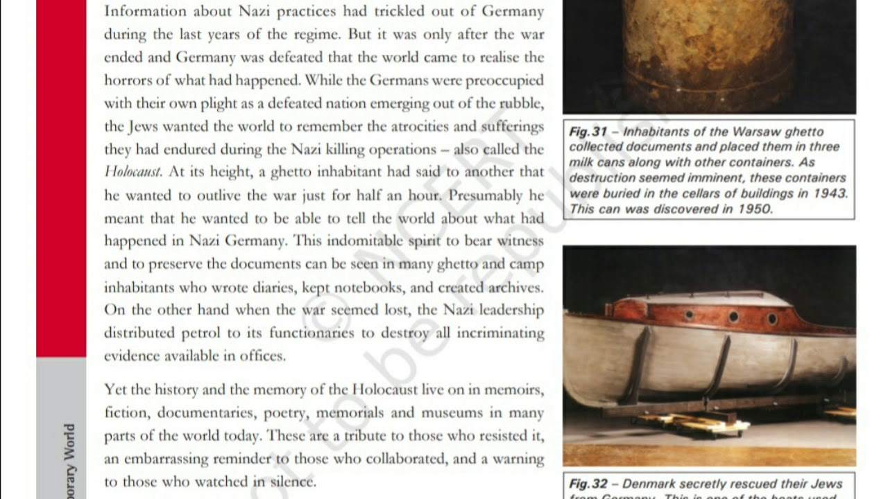 Nazism and the rise of Hitler. Ordinary people and the Crimes against Humanity.