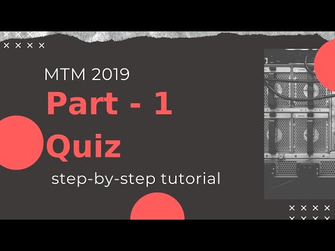 Part 1 quiz solution | Master the Mainframe 2019 | IBM MTM 2019