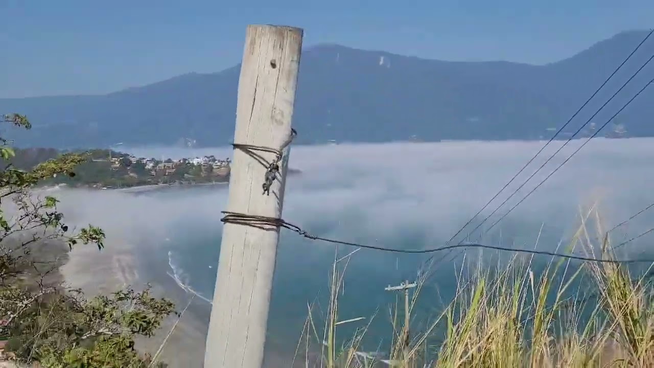 Nevoeiro marítimo em São Sebastião,14h,22/8/24