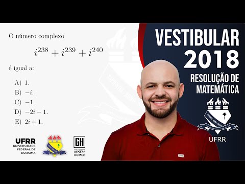 UFRR | Vestibular 2018 | Questão 18