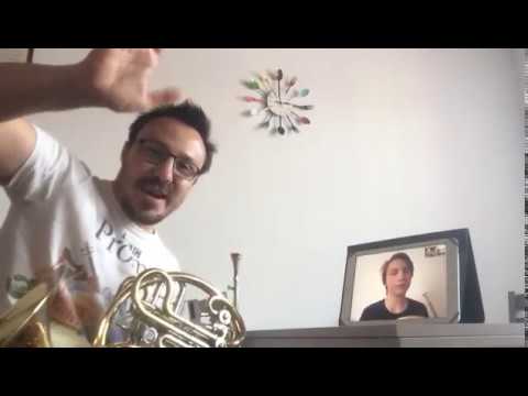 #musicaviva LEZIONE DI CORNO: LORENZO E MATTIA