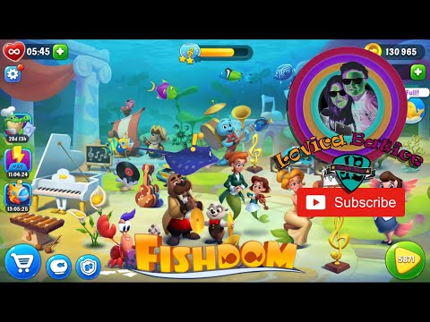 Fishdom Level 5866 - 5870 - Aquarium Music Room - World Art Works - Gameplay