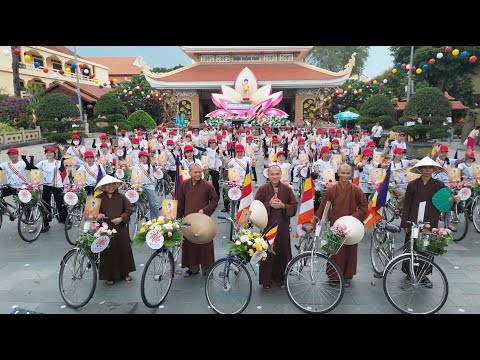 Hội Sinh Viên - Diễu hành xe đạp mừng Phật đản Pl.2659 – Dl.2025 - Chùa Hoằng Pháp