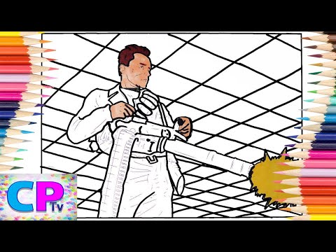 Terminator Coloring Pages/Arnold Schwarzenegger as a Terminator/Jim Yosef & Alex Skrindo - Passion