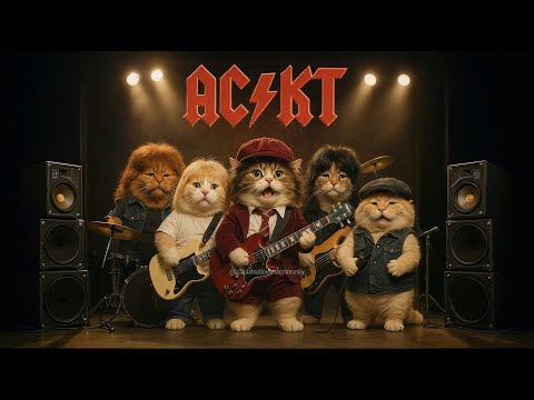 It's Feed O'clock By AC/KT | Official Meowsic Video 🔥🎶🎸