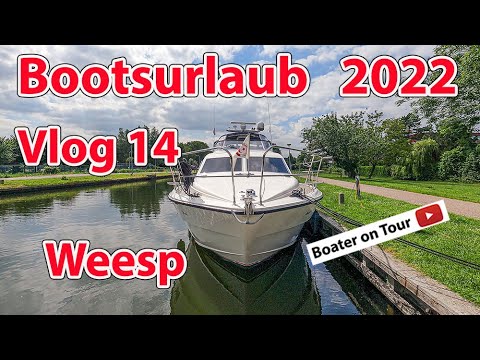 Vlog 14: Boating Holiday 2022 - Weesp + Drone Flight - Boating in Holland in June - from Amsterdam