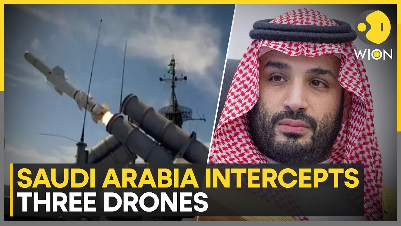 West Asia War: Saudi Arabia Intercepts Three Drones, Gulf Tensions Explode | WION News
