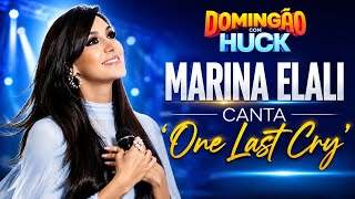 Marina Elali canta 'One Last Cry' no Domingão com Huck 