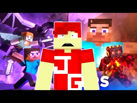 Reacting to "TAKE BACK THE END & BLOOPERS" (Minecraft Animation Rection)