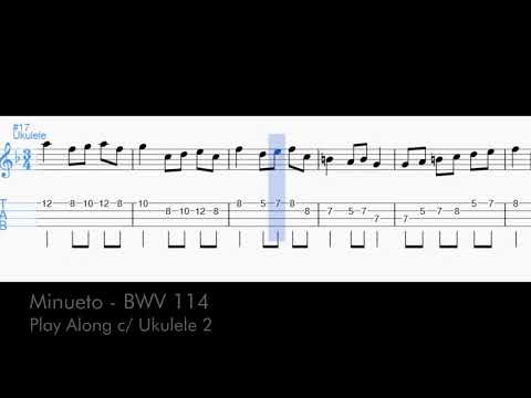 Play Along - Minueto BWV 114 - Transcr. Fernando Novais.