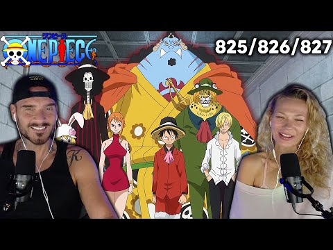 THE STRAWHATS ARE BACK TOGETHER!!!! | ONE PIECE | 825 826 827 | Reaction & Discussion