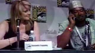 Amanda Tapping and Christopher Judge