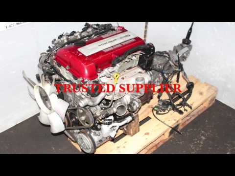 JDM NISSAN 180SX SR20DET 2.0L DOHC TURBO ENGINE, 5SPEED TRANSMISSION, ECU, WIRING HANRESS, IGNITER CHIP: video still