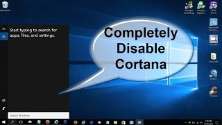 How to disable Cortana Windows 10 Totally &amp; Permanently (Kill Task Process) Free Registery Hacks