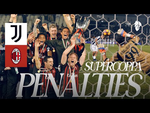 Glory from the spot in 2016 | Supercoppa Italiana Penalty Shootout | Juventus v AC Milan