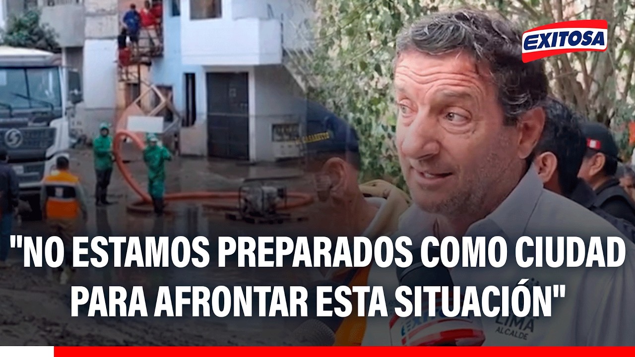 🔴🔵 Renzo Reggiardo ante emergencia de lluvias: "No estamos preparados como ciudad"
