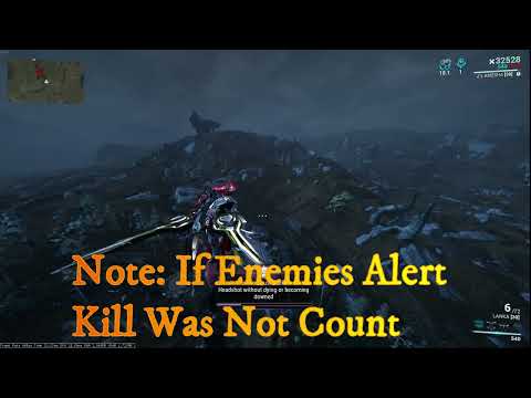 Kill 8 Unalerted Tusk Ballistas (HEADSHOTS ONLY) Without Dying! Warframe Riven Challenge SOLVED!