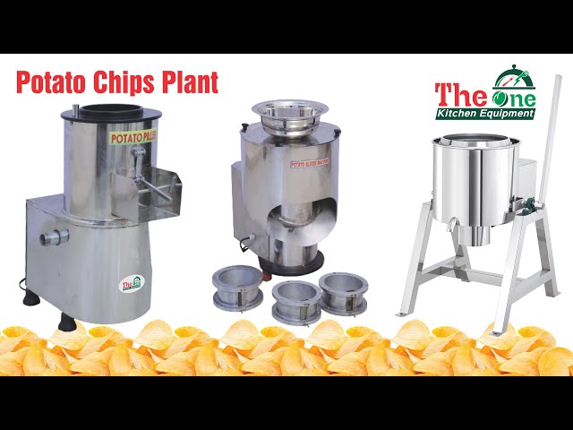 Potato Chips Making Machine - Potato Wafer Machine / Potato Cutting ...