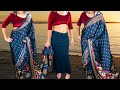How To Wear A Satin Saree Step By Step Saree Draping For Beginners