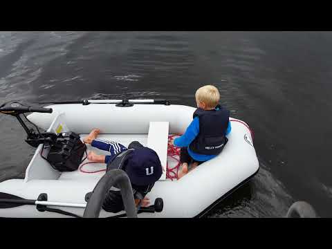 Mikkels første gummibåd