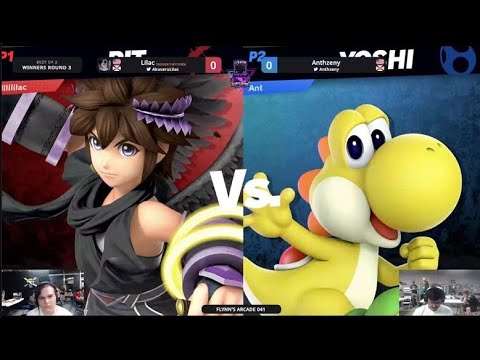 Flynn's Arcade 041 Winners Round 3 - Lilac (Pit) Vs. Anthzeny (Yoshi) SSBU ULTIMATE
