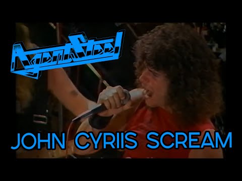 Agent Steel's John Cyriis insane voice for 1min long.