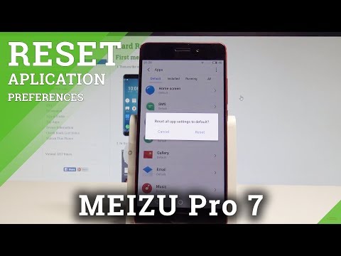 How to Reset App Preferences on MEIZU Pro 7 - Restore App Settings  |HardReset.Info