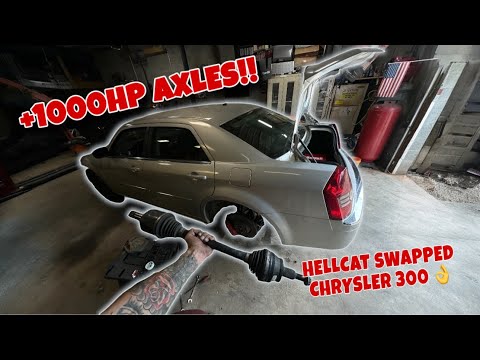 HOW TO CHANGE REAR AXLES ON A DODGE CHARGER/CHALLENGER HELLCAT!!