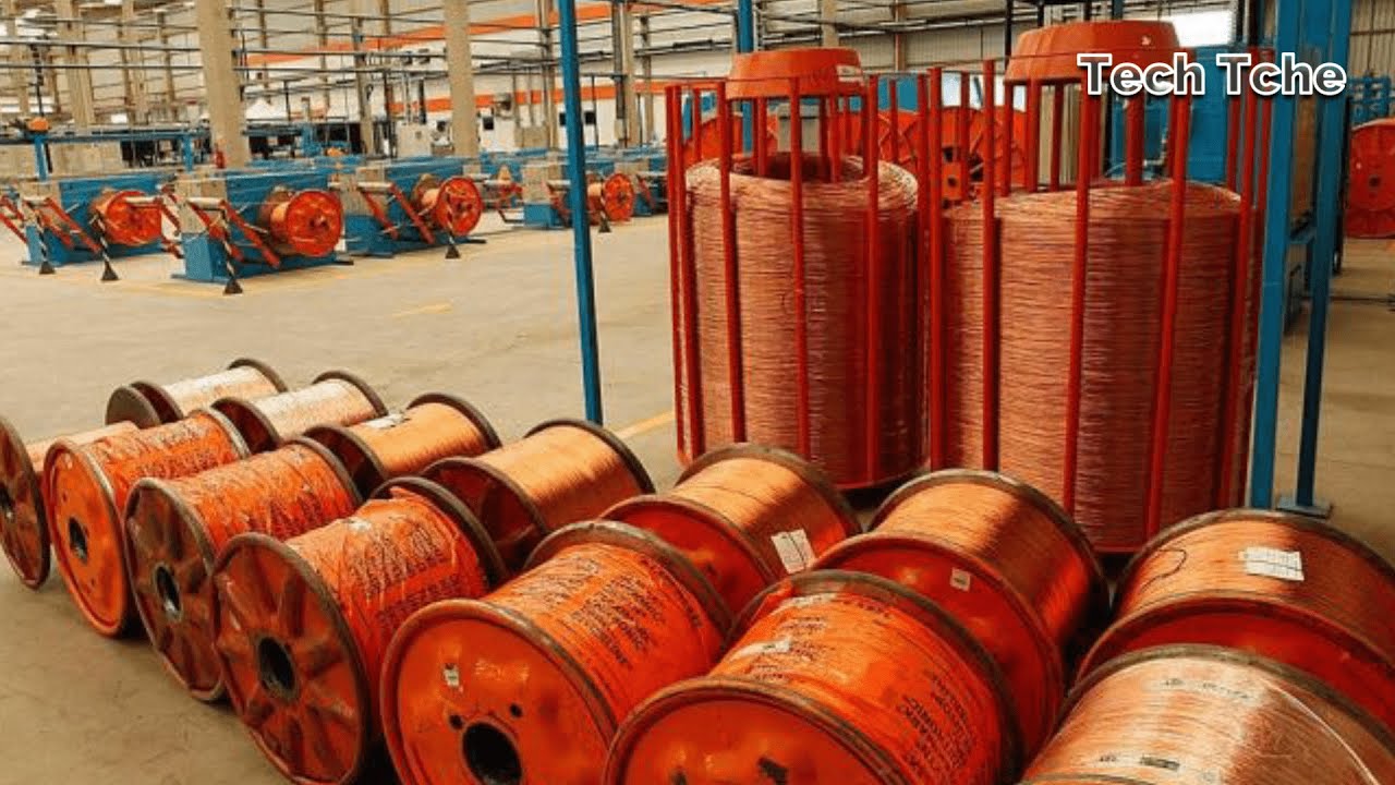 Como os Fios são Fabricados Incrível Processo de Fabricação na Fábrica de Fios e Cabos Elétricos
