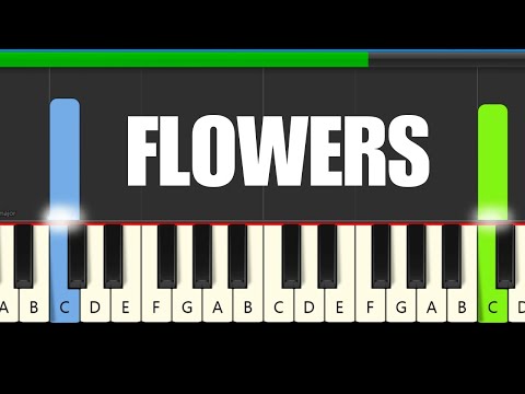 Miley Cyrus - Flowers | Easy Piano Tutorial for Beginners