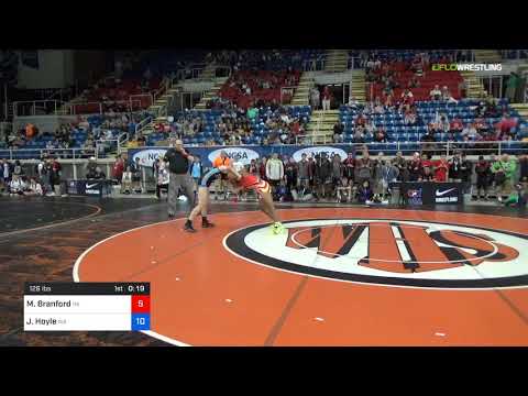 2018 USMC-USAW Cadet & Junior FS Nationals/Junior 126 Round Of 64 - Marckis Branford (PA) Vs. Just