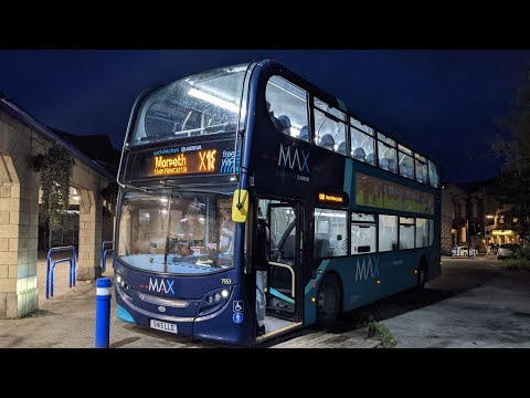 EVENING THRASH | Route X18; 7553/SN15LLD - ADL Enviro 400/Dennis Trident 2