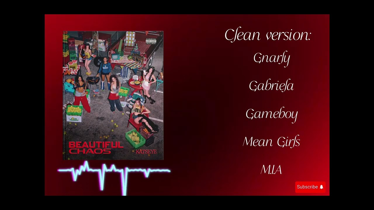 BEAUTIFUL CHAOS PLAYLIST(clean version) #katseye #beautiful #beautifulchaos #playlist #edit #foryou