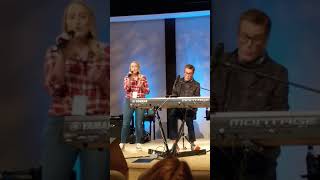 Michael W. Smith and his daughter, Anna