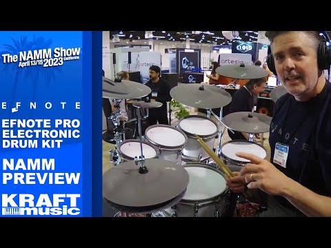 EFNote Pro electronic drum kit - NAMM 2023
