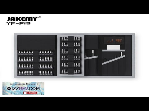 201 in 1 JAKEMY YF-P13 Precision Magnetic Screwdriver Set Brush Pry Tool Review