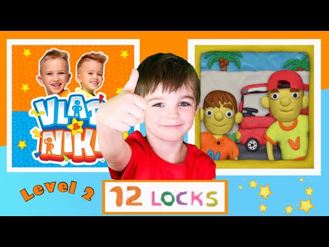 Vlad and Niki 12 Locks - Firetruck (Level 2)