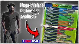 The nba 2k24 builder  is looking....