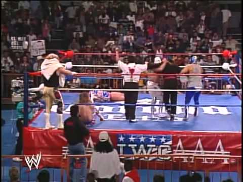 El Hijo Del Santo & Octagón VS. Eddie Guerrero & Love Machine Art Barr