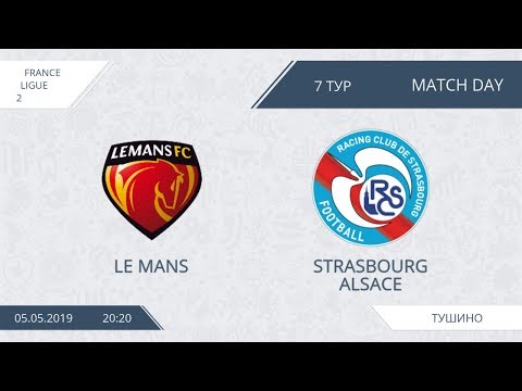 AFL19. France. Ligue 2. Day 7. Le Mans-Strasbourg Alsace