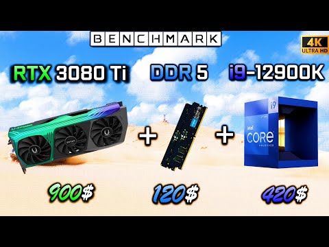 Geforce RTX 3080 Ti + Intel i9 12900K //  Test in 8 Games // DDR 5 // 2160p - 4K