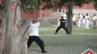 preview picture of video 'Morning Exercise at Beijing Tiantan Park'