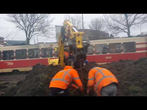 HTM Buslijn 28 Den Haag Zuiderstrand  - Station Voorburg HTM 2004 VDL Citea SLF-120 Electric