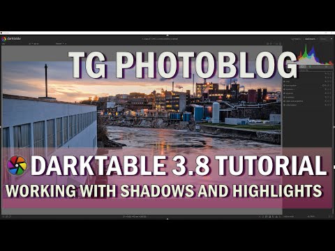 Darktable Tutorial -  Recovering Shadows and Highlights in a Dark Scene