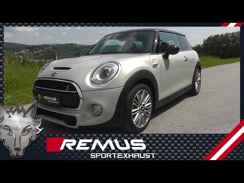 MINI Cooper S F56 with REMUS cat-back sport exhaust system ft. remote control valve